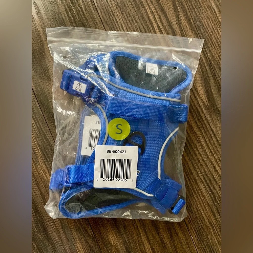 🦋B2G1🦋BEAST & BUCKLE Blue No Pull Harness & Leash Set | SMALL |